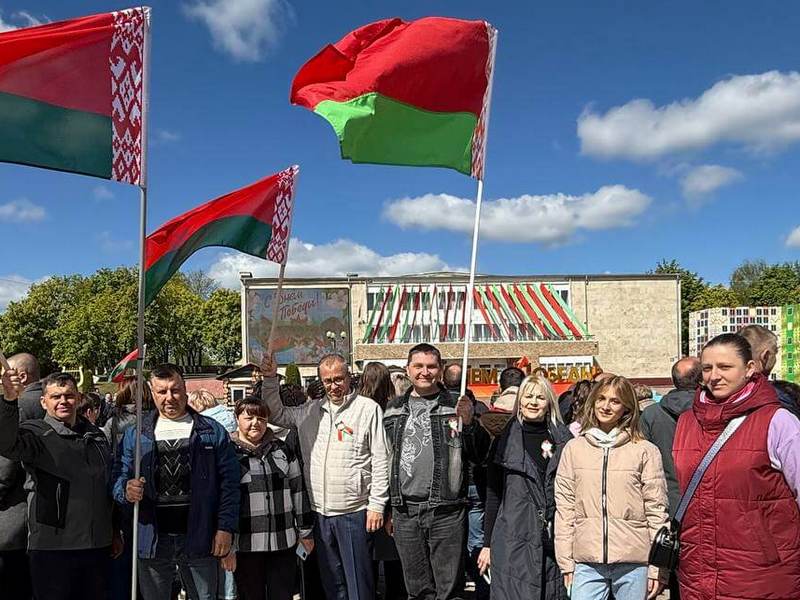 9 мая 2025 Березинская ЦРБ приняла участие в Победном параде в честь 80-летия Великой Победы