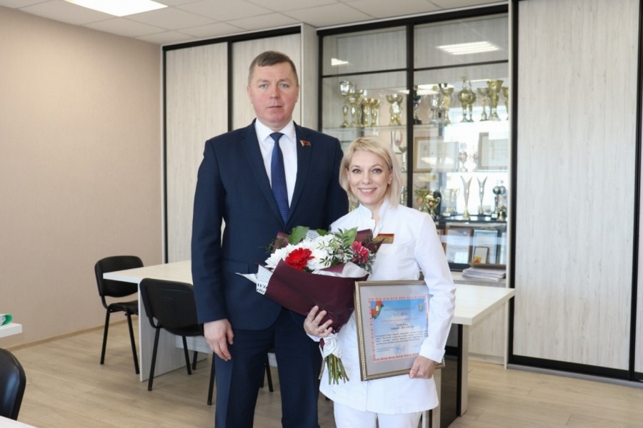 Татьяна Видергольд отмечена Благодарностью председателя Минского облисполкома!