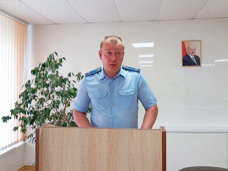 Встреча коллектива Березинской ЦРБ с прокурором Березинского района 01.07.2026